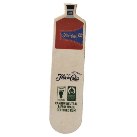 Ron Flor de Caña Kitchen Fridge Magnet Gift 3" Rum Distillary Swag New - Picture 2 of 2